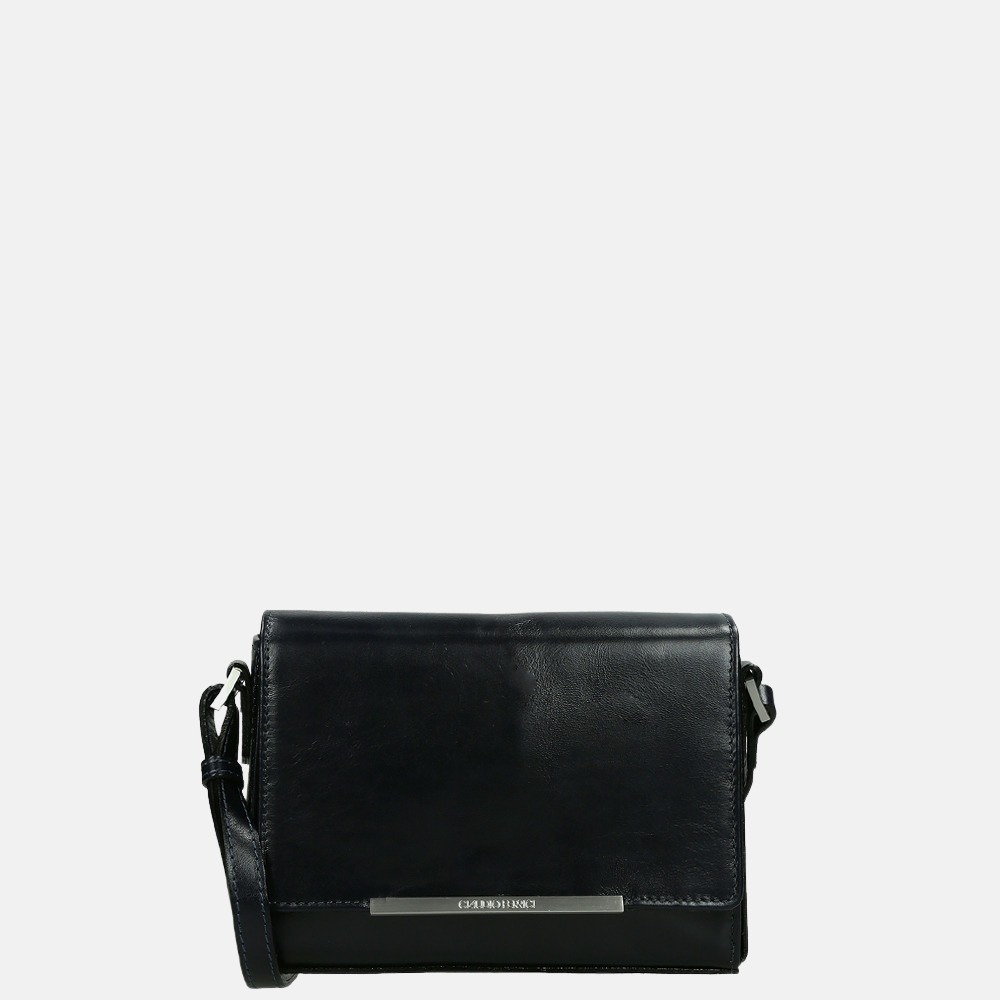 Claudio Ferrici Classico crossbody tas navy
