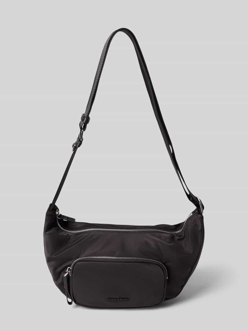 Marc O'Polo Schoudertas met echt runderleer, model 'NANJA'