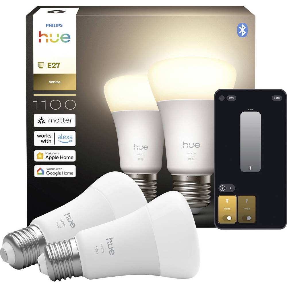 Philips LED-lamp 929003856102 Energielabel: E (A - G) Hue White E27 Warmwit Energielabel: E (A - G)