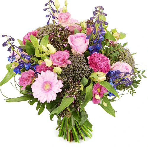 Boeketcadeau Boeket bloemen Roze en Paars