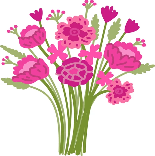 Boeketcadeau Gemengd boeket roze bloemen