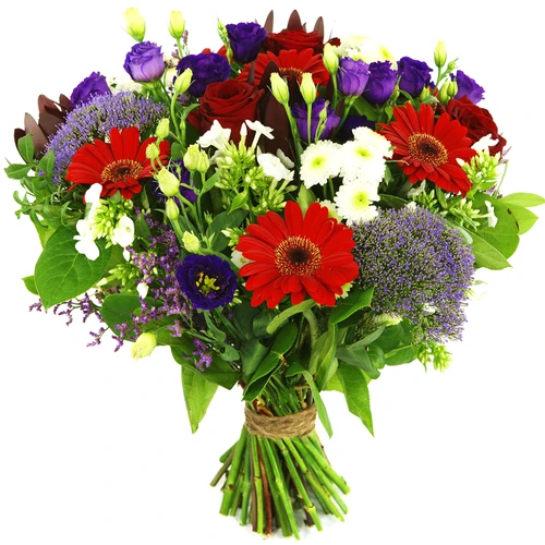 Boeketcadeau Hou van Holland boeket rood wit blauw