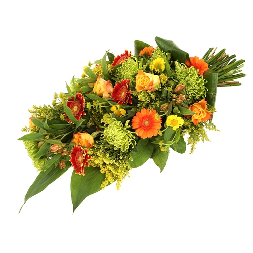 Boeketcadeau Rouwboeket oranje geel