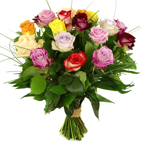 Boeketcadeau Mixed rozen medium