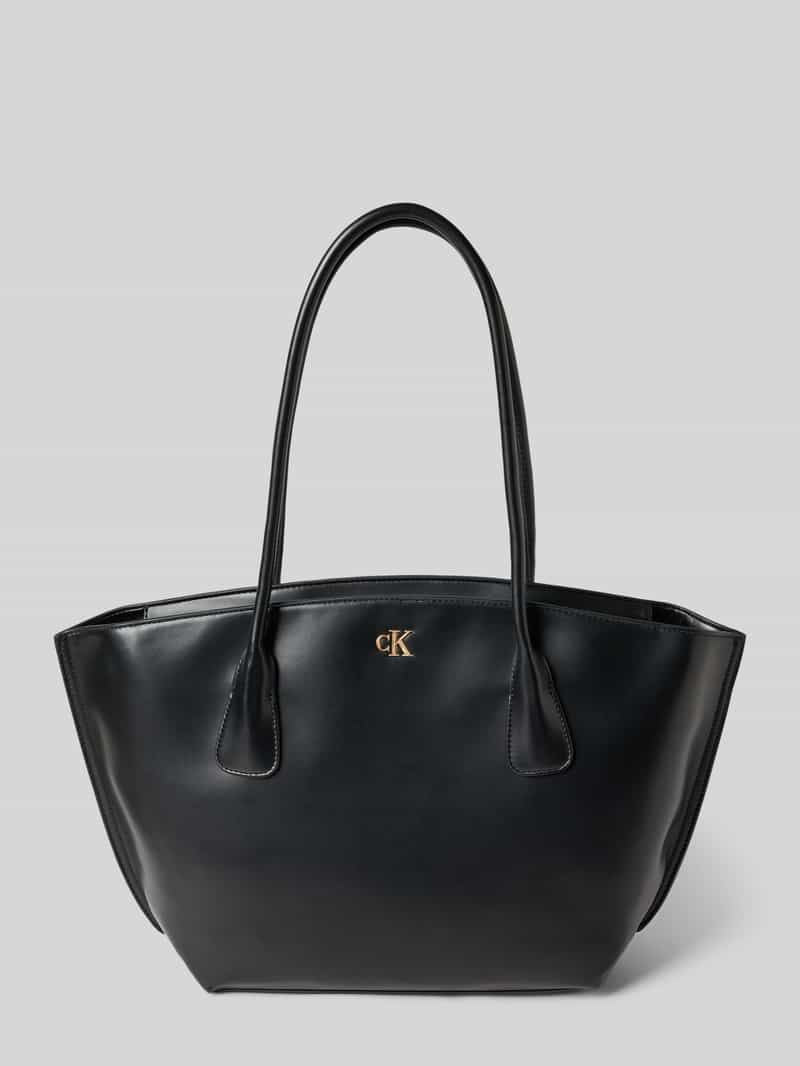 CK Calvin Klein Tote bag met logodetail, model 'Dome'