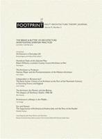 Footprint 17 Vol 9/2 The 'bread & butter'of architecture: investigating everyday practices