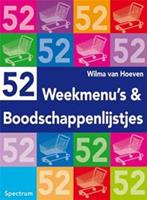52 weekmenu's en boodschappenlijstjes - W. van Hoeven