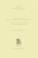 Andreae Alciati Contra vitam monasticam epistula - Andrea Alciato's Letter against monastic life