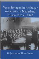 Veranderingen in het hoger onderwijs in Nederland tussen 1815 en 1940