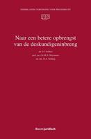 Naar een betere opbrengst van de deskundigeninbreng - J.F. Aalders, J.A.M.A. Sluysmans, D.A. Verburg - ebook