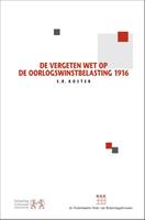 De vergeten Wet op de Oorlogswinstbelasting 1916