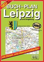 Leipzig und Umgebung 1 : 20 000. Buchstadtplan