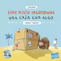 lenahesse Eine Kiste Irgendwas. Kinderbuch Deutsch-Spanisch mit Audio-CD