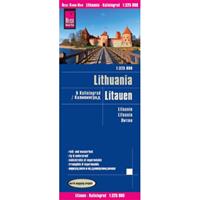 reiseknow-howverlagpeterrump Reise Know-How Landkarte Litauen und Kaliningrad 1 : 325.000