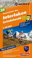 Van Ditmar Boekenimport B.V. Mtb-Karte 23 Interlaken, Grindelwald 1 : 50 000