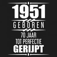 Albaspirit Gastenboeken 1951 Geboren 70 Jaar Tot Perfectie Gerijpt