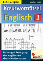 Jochen Vatter Kreuzworträtsel Englisch  /  1.-2. Lernjahr