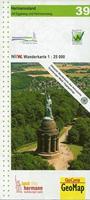 Geobasisdaten: Land NRW Wanderkarte Nordrhein-Westfalen 39 Hermannsland 1  : 25 000