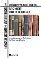 Peter Lang GmbH, Internationaler Verlag der Wissenschaften Fachgeschichte in der Literaturdidaktik