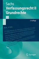 Michael Sachs Verfassungsrecht II - Grundrechte