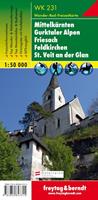 freytag&berndt F&B WK231 Hemmaland, Gurktal, Metnitztal, Feldkirchen, St, Veit a,d, Glan - (ISBN: 9783850847315)