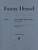 Fanny Hensel Ausgewählte Klavierwerke (Erstausgabe)