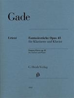 Niels Wilhelm Gade Fantasiestücke op. 43 für Klarinette und Klavier