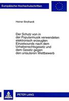 Heiner Bindhardt Bindhardt, H: Schutz von in der Popularmusik verwendeten ele