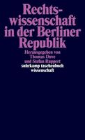 Suhrkamp Rechtswissenschaft in der Berliner Republik