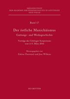 De Gruyter Der östliche Manichäismus – Gattungs- und Werksgeschichte