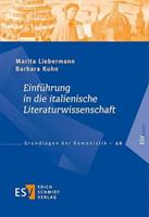 Marita Liebermann, Barbara Kuhn Einführung in die italienische Literaturwissenschaft