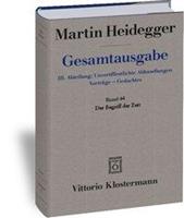 Martin Heidegger Der Begriff der Zeit (1924). Anhang: Der Begriff der Zeit. Vortrag vor der Marburger Theologenschaft Juli 1924