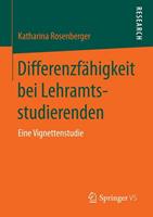 Katharina Rosenberger Differenzfähigkeit bei Lehramtsstudierenden