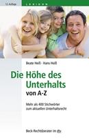 Beate Heiss, Hans Heiss Die Höhe des Unterhalts von A-Z