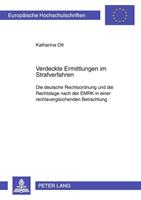 Katharina Ott Verdeckte Ermittlungen im Strafverfahren