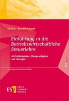 Volker Breithecker Einführung in die Betriebswirtschaftliche Steuerlehre