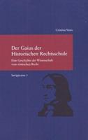 Cristina Vano Der Gaius der Historischen Rechtsschule