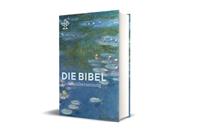 Katholisches Bibelwerk Die Bibel mit Umschlagmotiv Seerosen von Claude Monet. Großdruck. Mit Familienchronik.