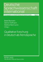 Peter Lang GmbH, Internationaler Verlag der Wissenschaften Qualitative Forschung in Deutsch als Fremdsprache
