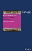 Heinrich Gent Gottes Wesen und Washeit