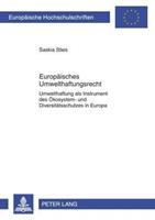 Saskia Sties Europäisches Umwelthaftungsrecht