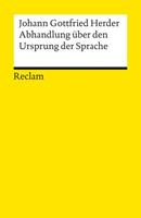 Johann G. Herder Abhandlung über den Ursprung der Sprache