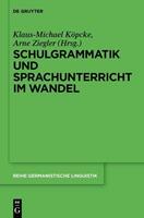 De Gruyter Oldenbourg Schulgrammatik und Sprachunterricht im Wandel