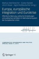 Springer Fachmedien Wiesbaden GmbH Europa, europäische Integration und Eurokrise