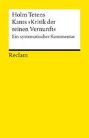 Tetens Holm Kants 'Kritik der reinen Vernunft'
