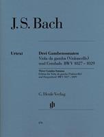 Johann Sebastian Bach Drei Gambensonaten. Viola da gamba (Violoncello) und Cembalo BWV 1027-1029