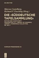 De Gruyter Die ,Süddeutsche Tafelsammlung’