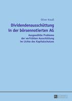 Oliver Krauss Dividendenausschüttung in der börsennotierten AG