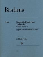 Johannes Brahms Sonate für Klavier und Violoncello e-moll op.38