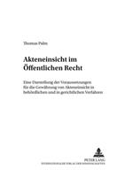 Thomas Palm Akteneinsicht im öffentlichen Recht